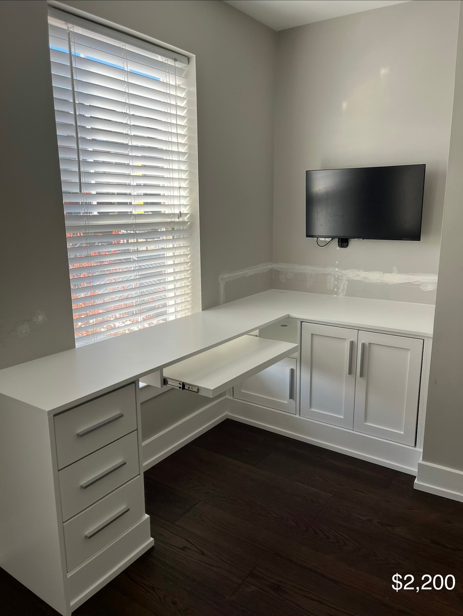 #03 Full Size Murphy Bed with Upper and Built-in Storage Cabinets